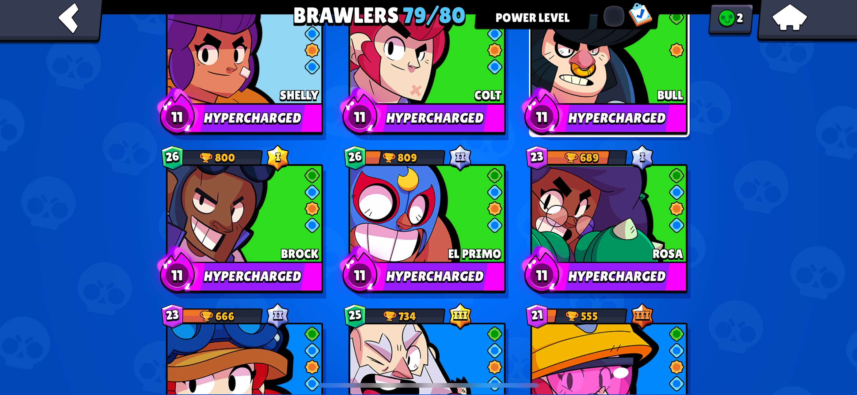 Game account sale Brawl Stars