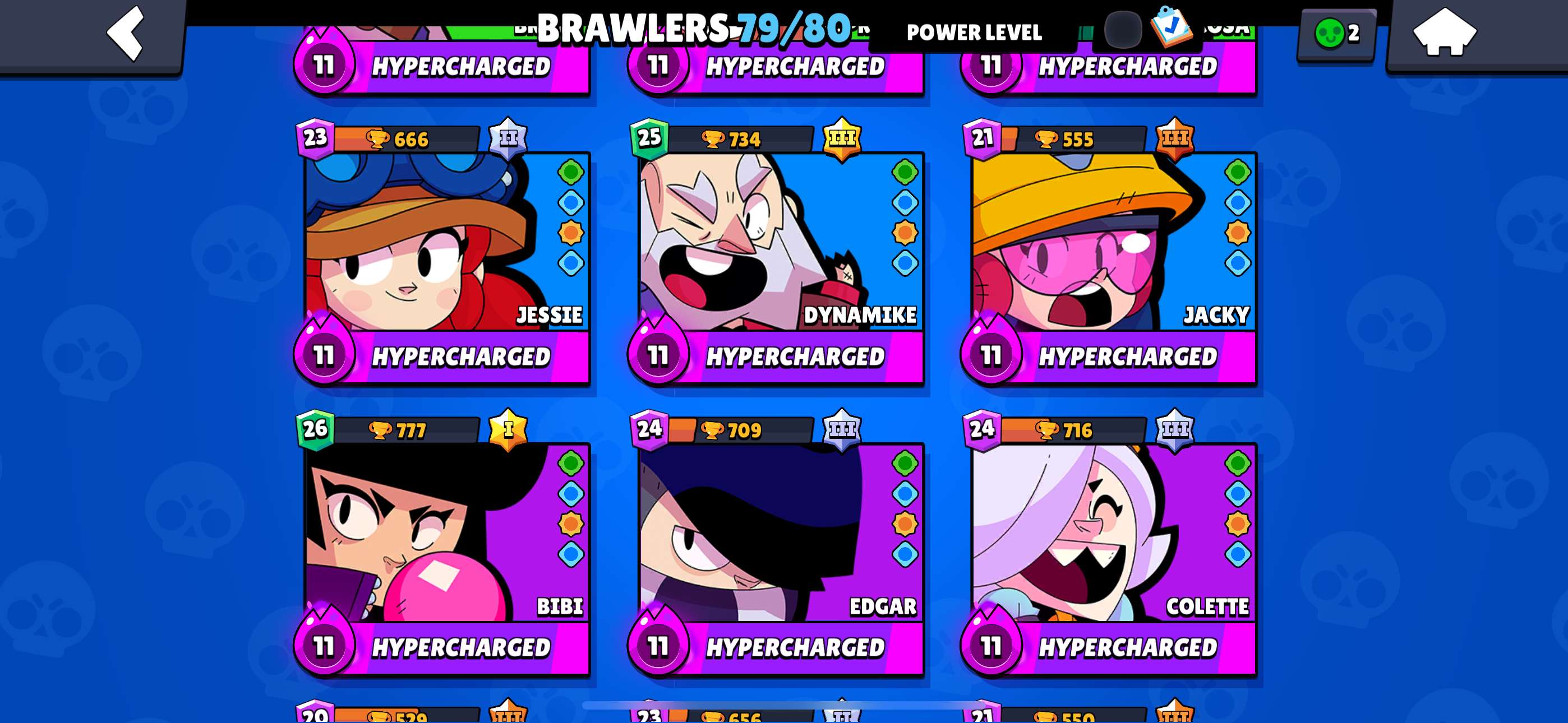 Game account sale Brawl Stars