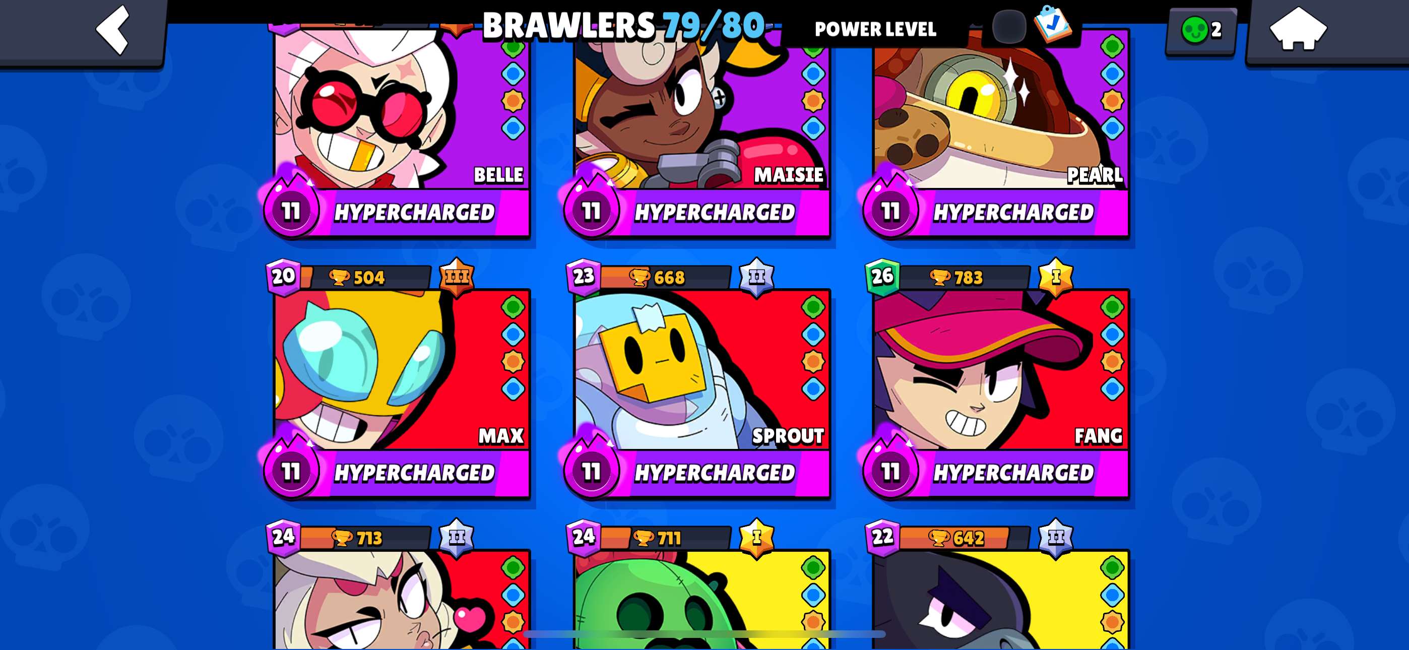 Game account sale Brawl Stars