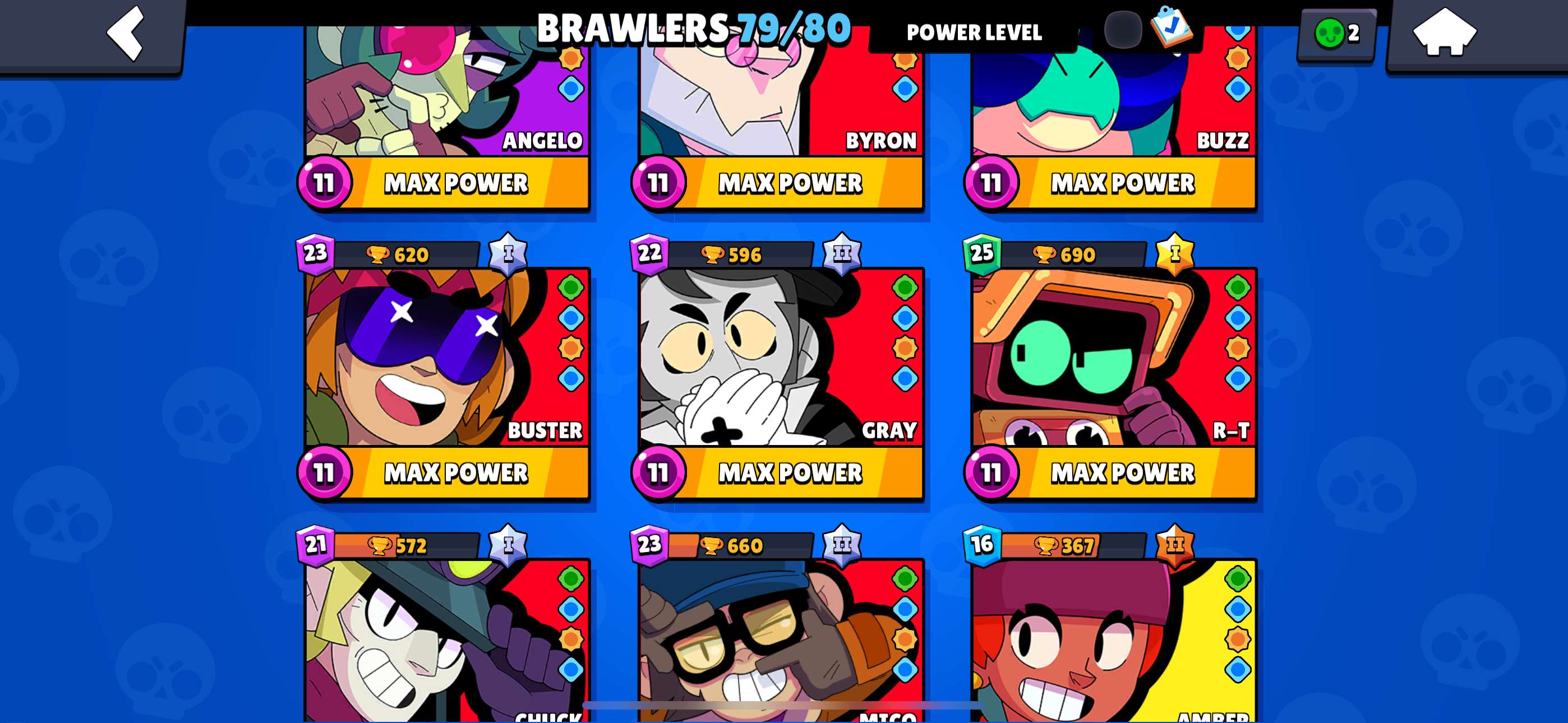 Game account sale Brawl Stars