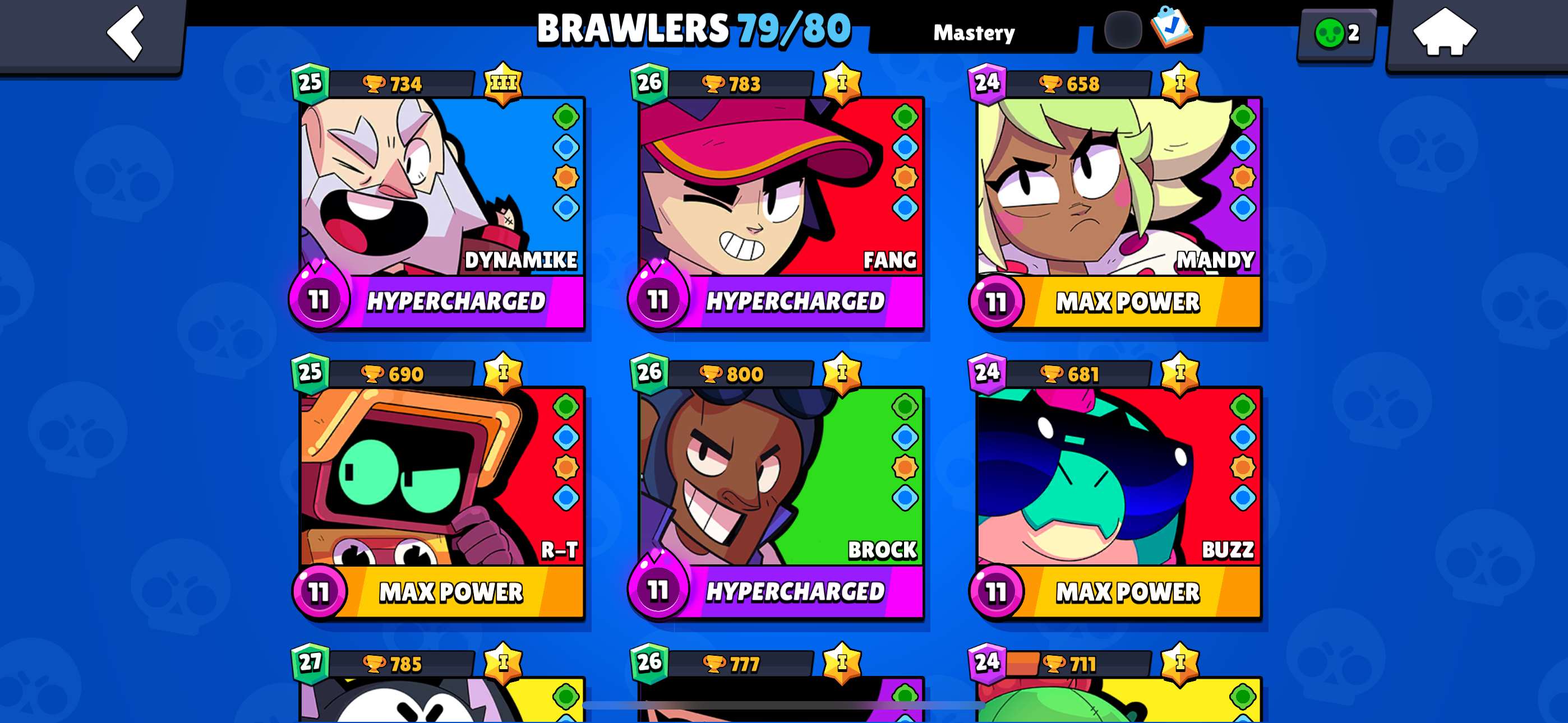 Game account sale Brawl Stars