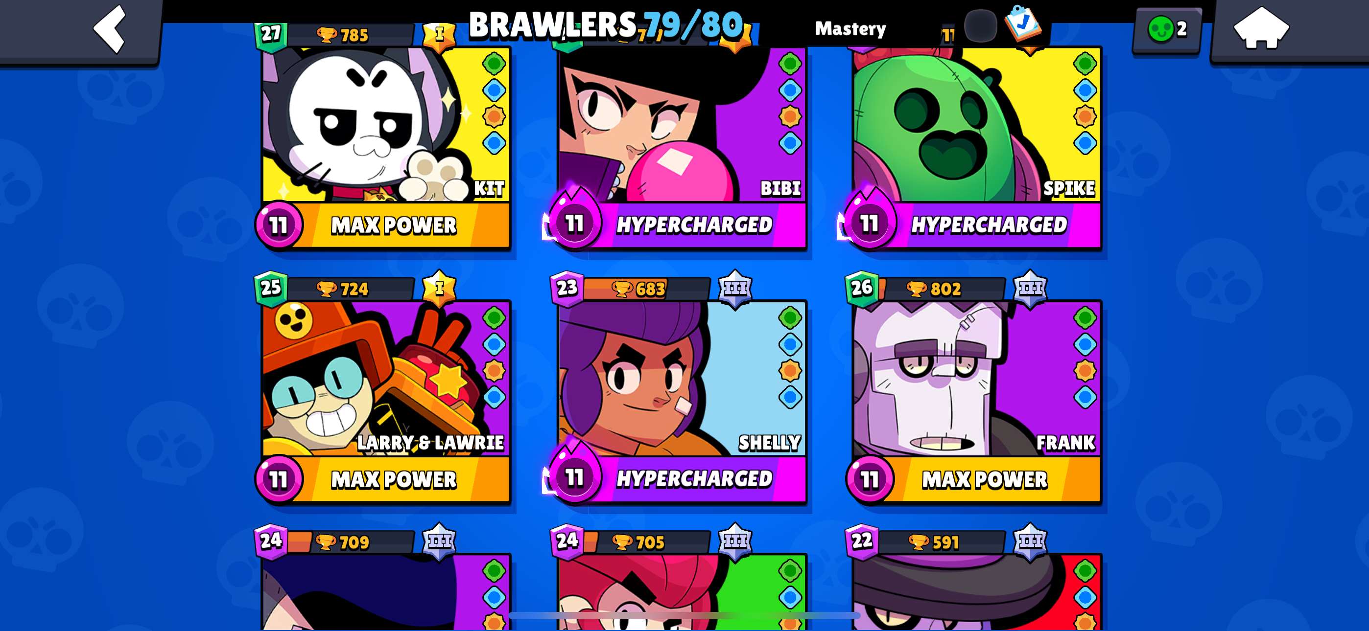 Game account sale Brawl Stars