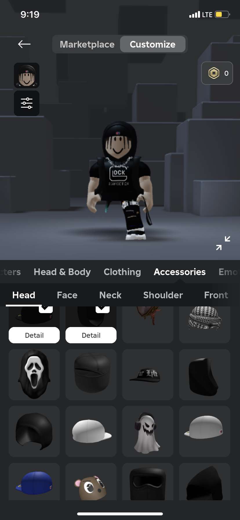 Game account sale Roblox