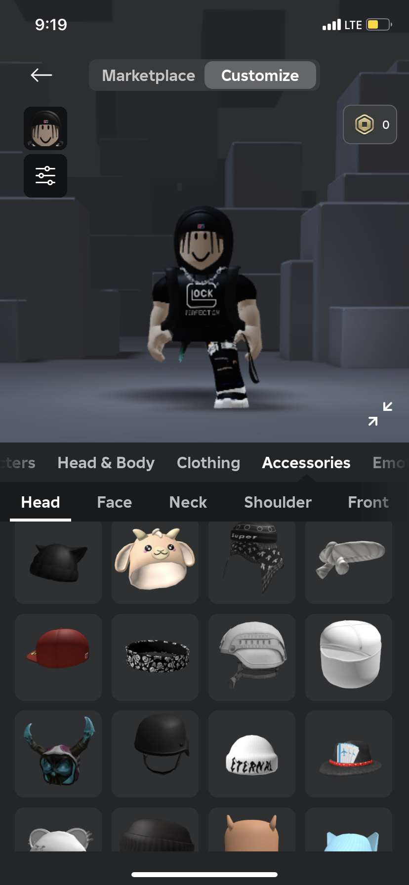 Game account sale Roblox