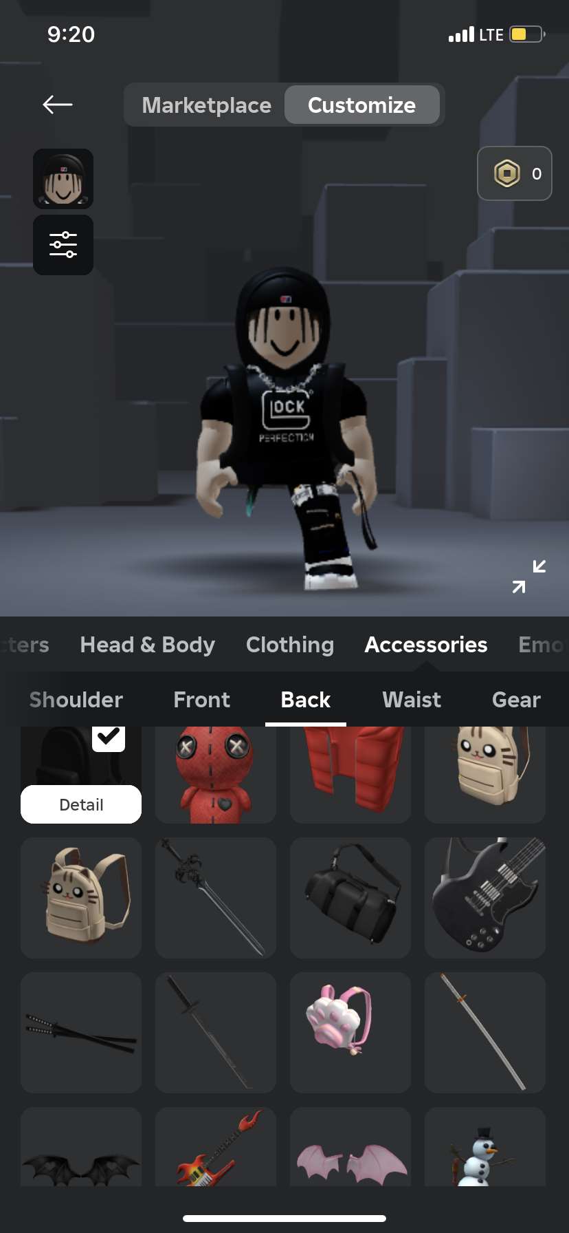 Game account sale Roblox