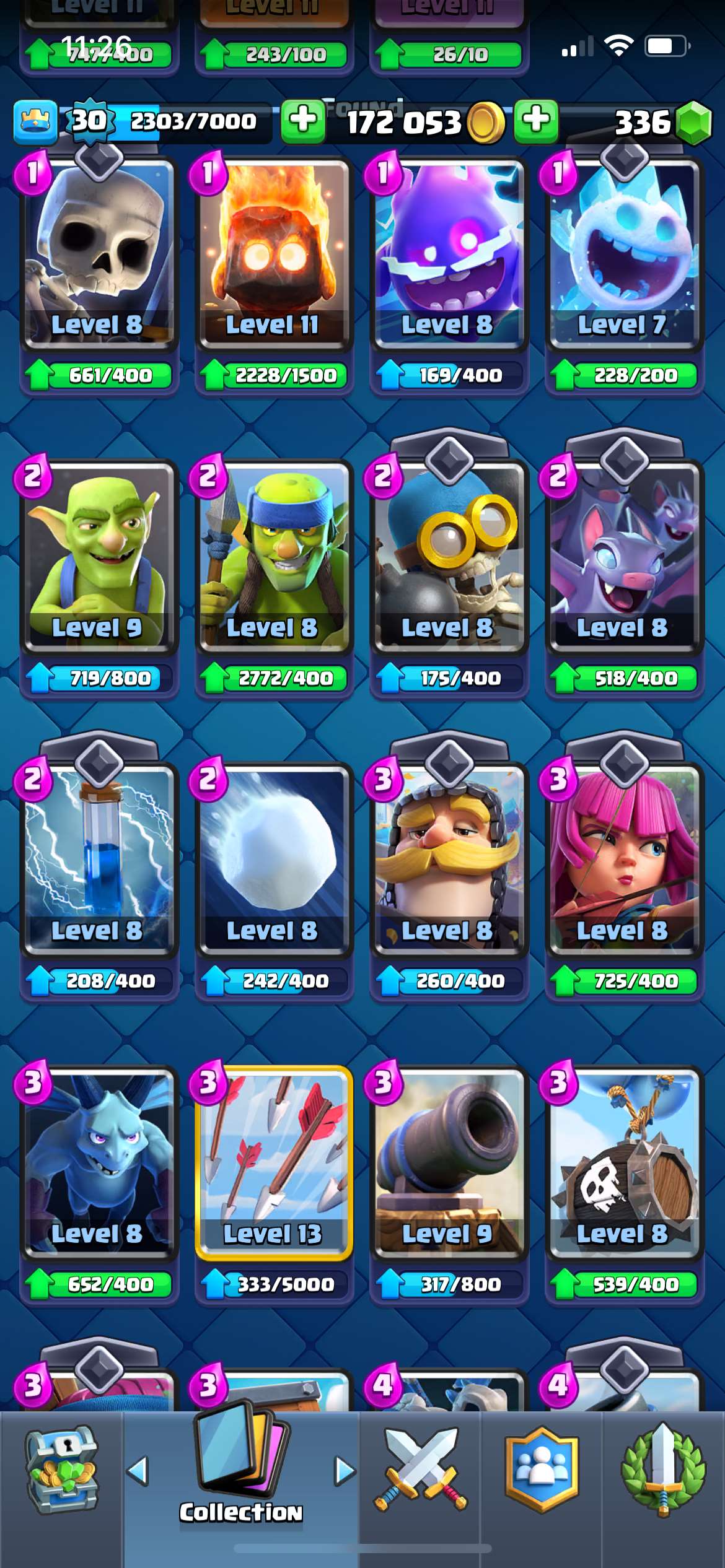 Game account sale Clash Royale