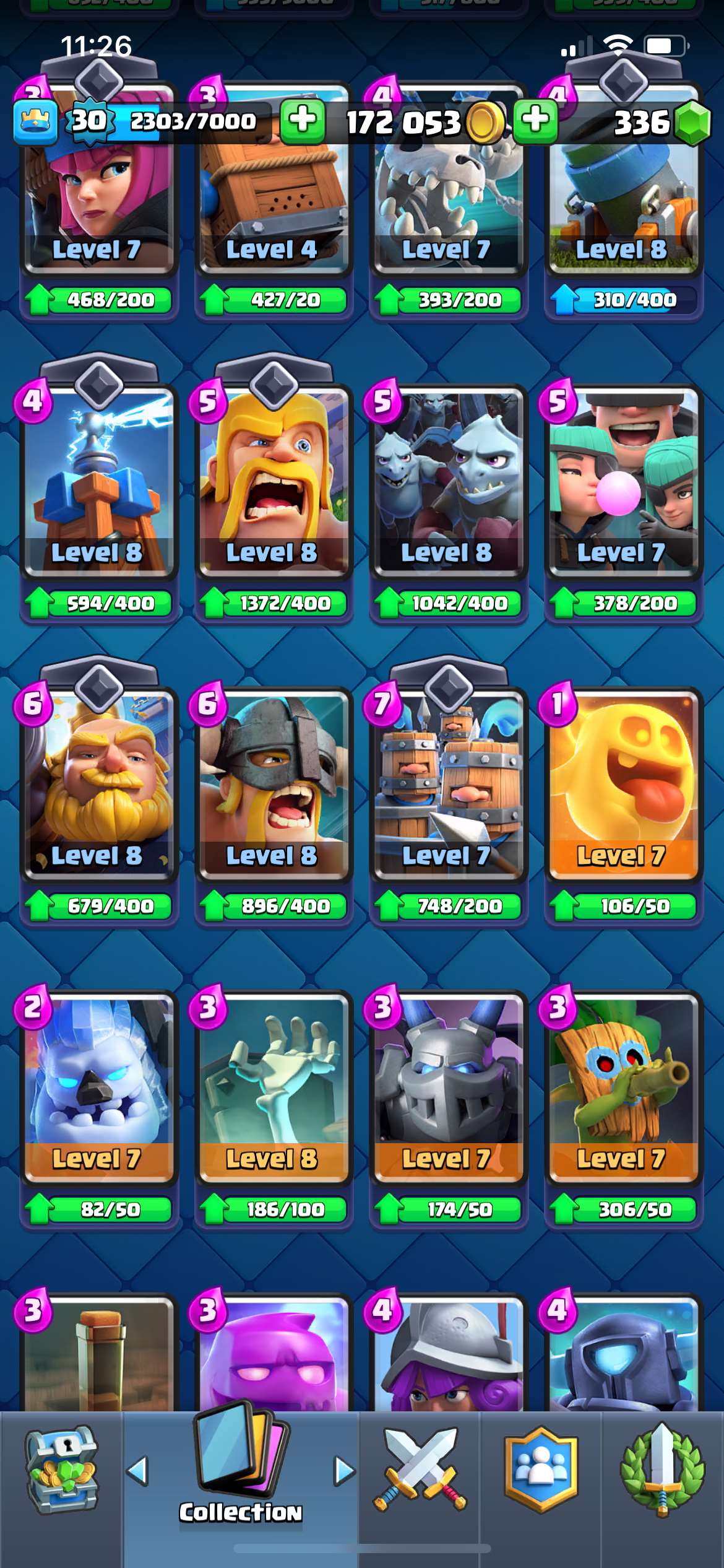 Game account sale Clash Royale