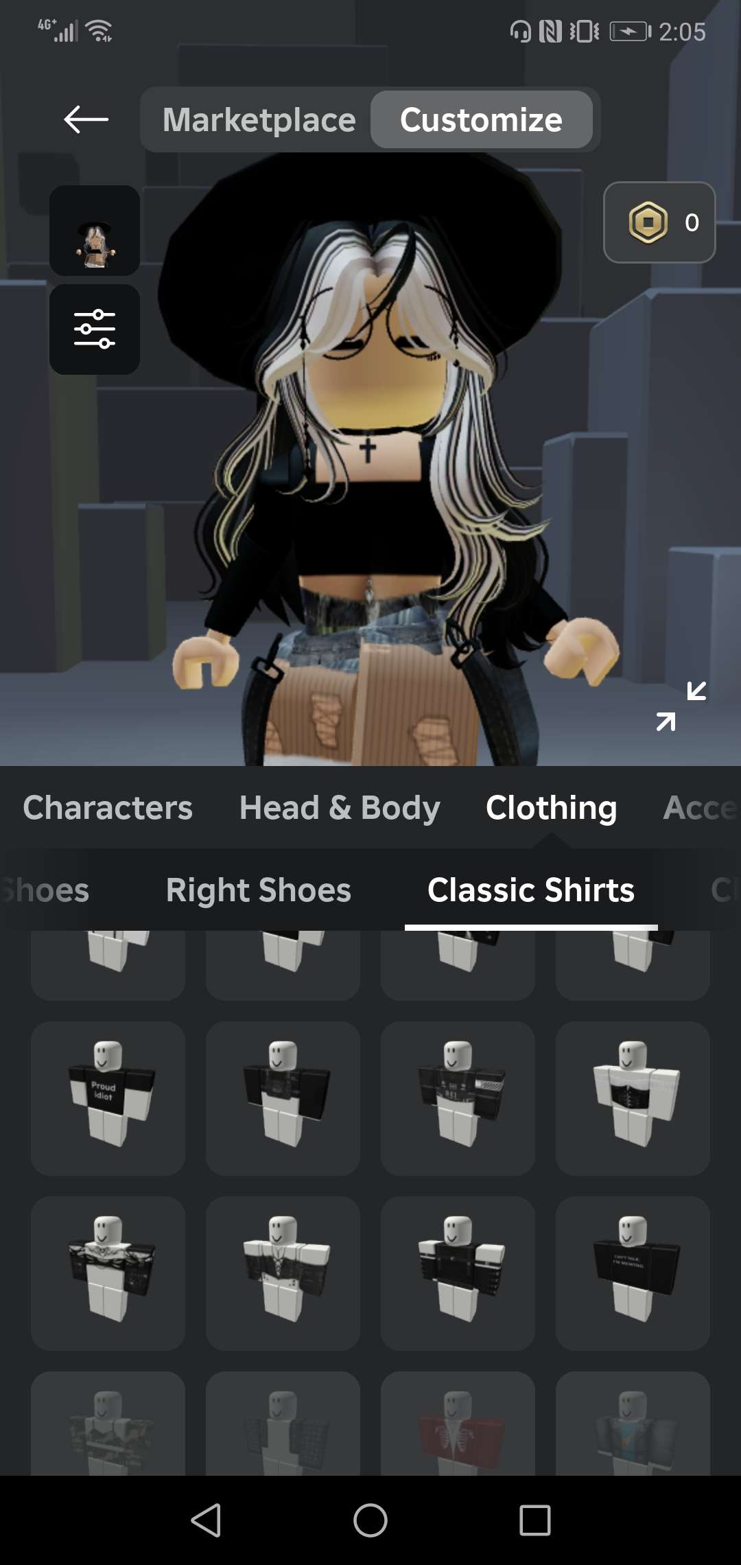 Game account sale Roblox