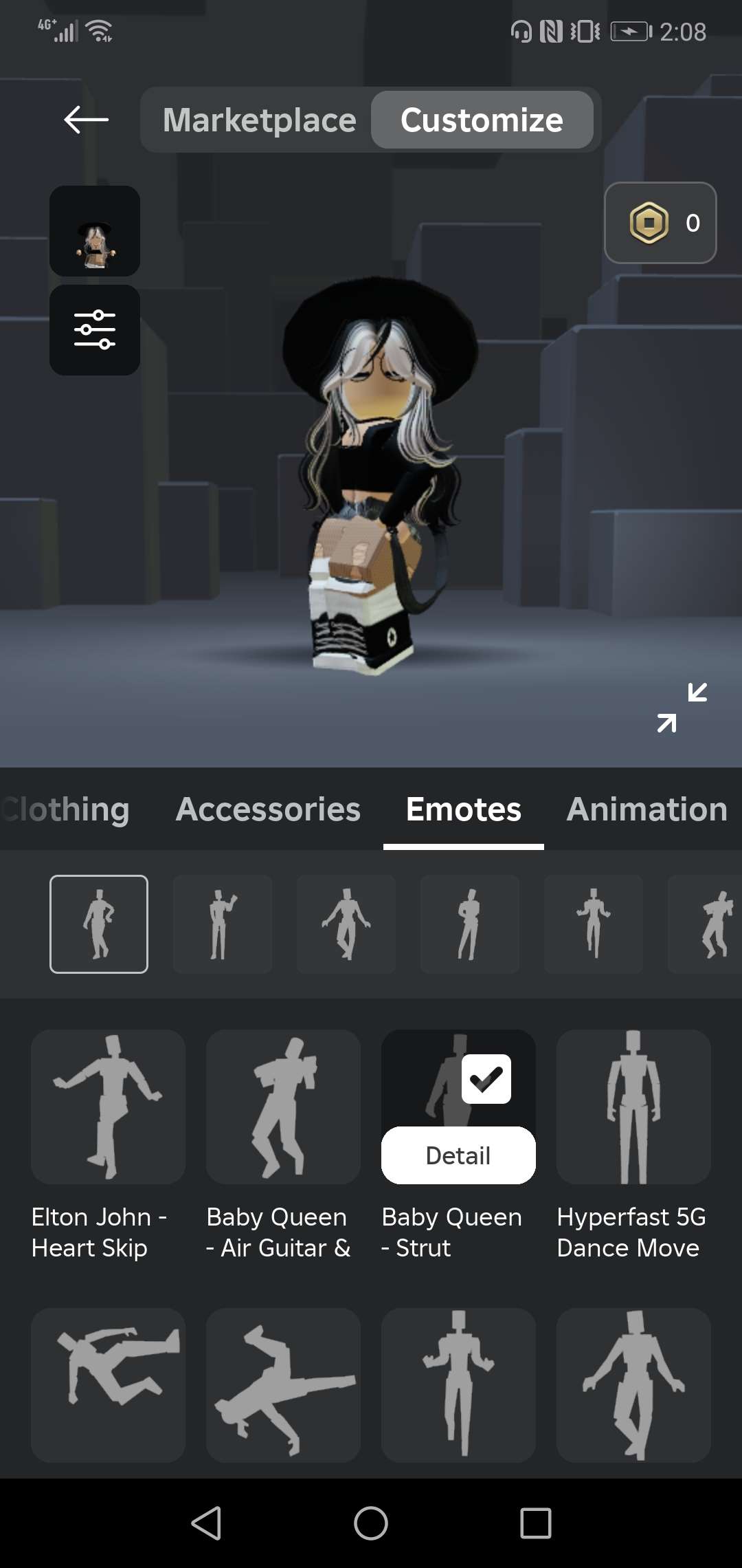 Game account sale Roblox