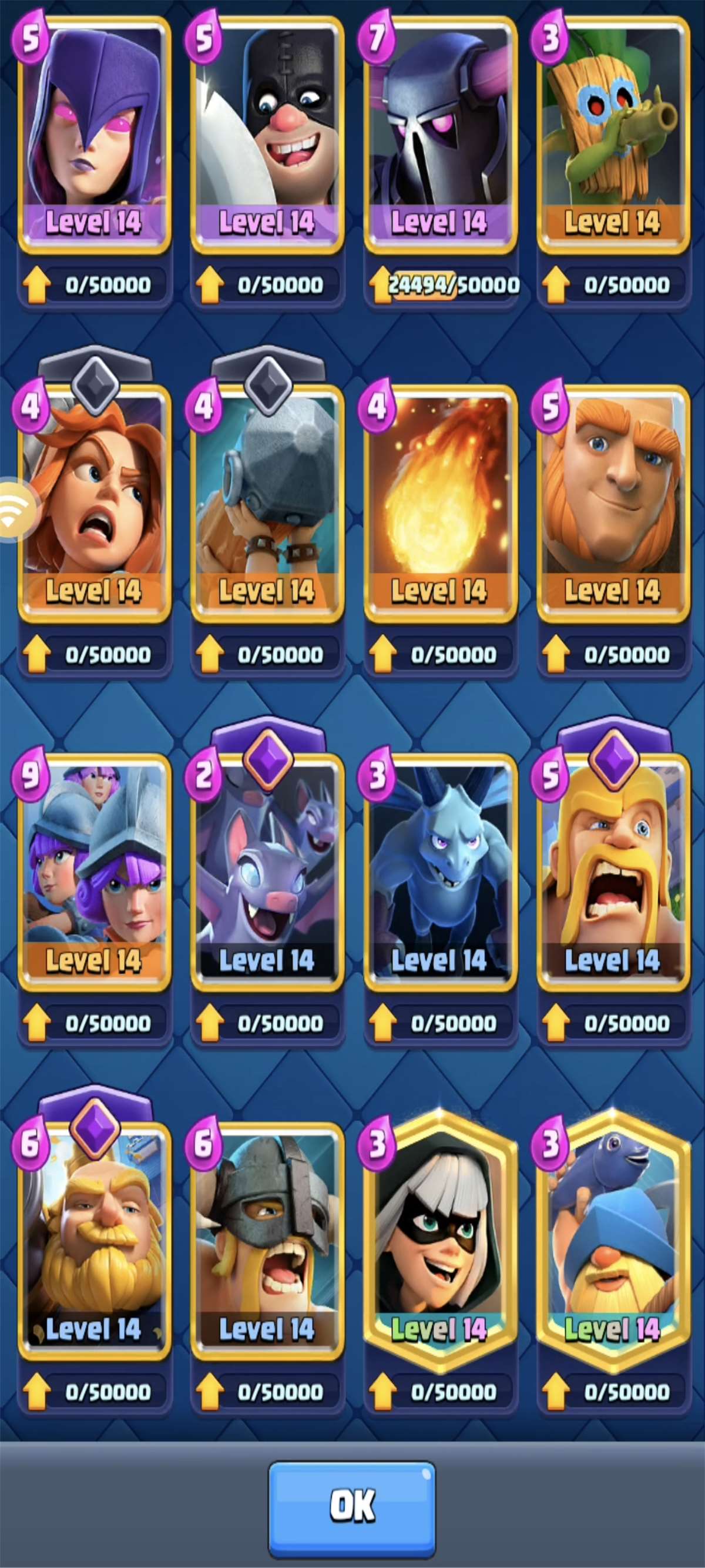 Game account sale Clash Royale