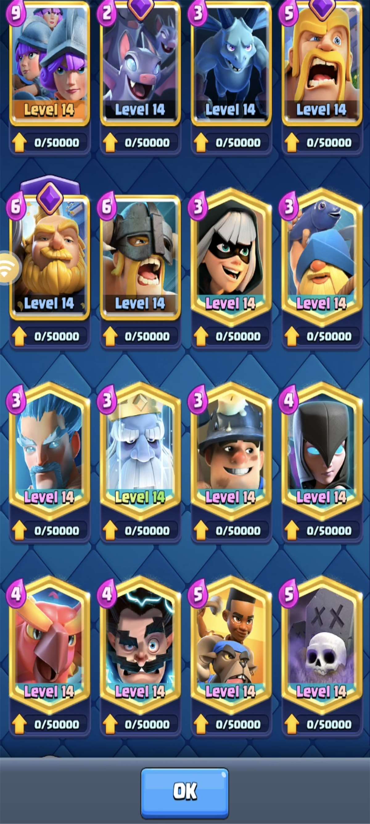 Game account sale Clash Royale