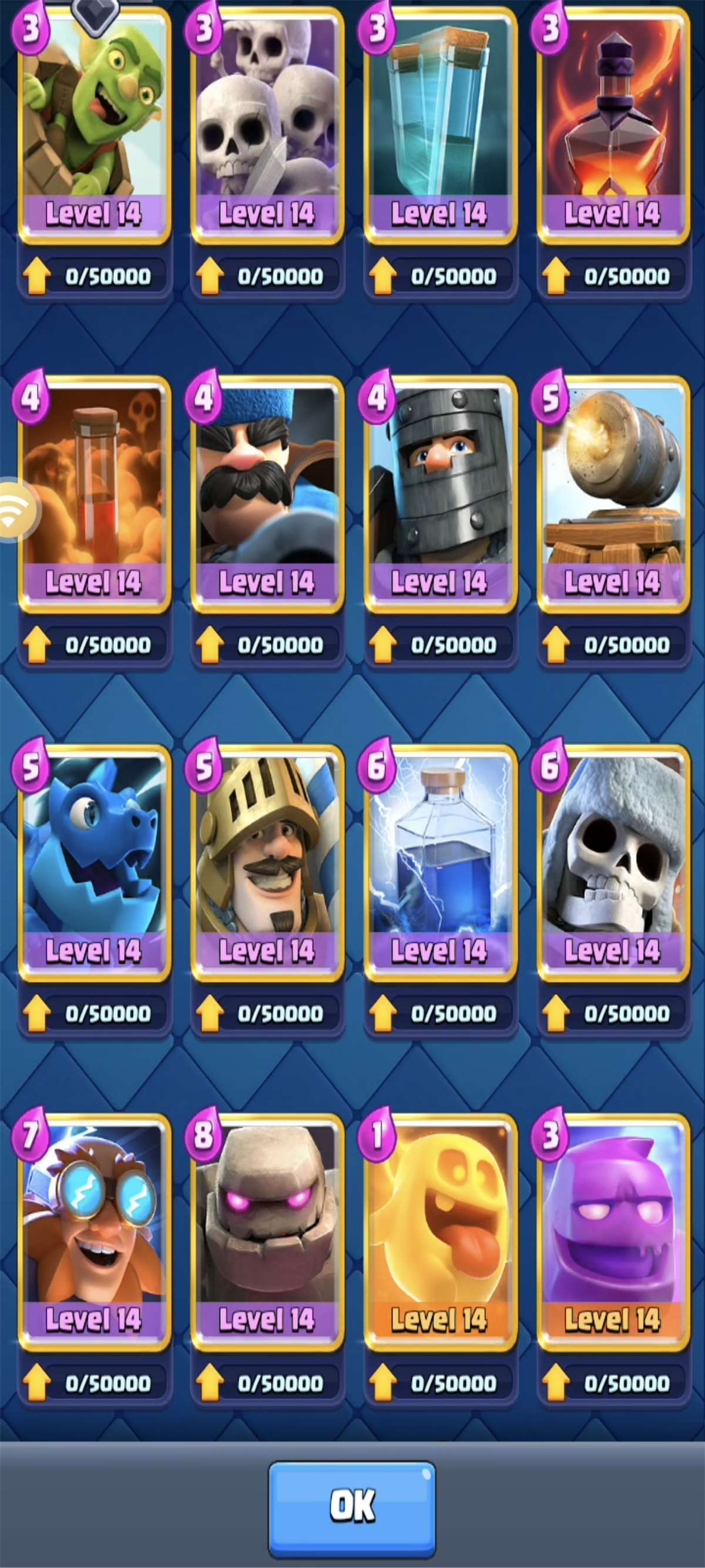 Game account sale Clash Royale