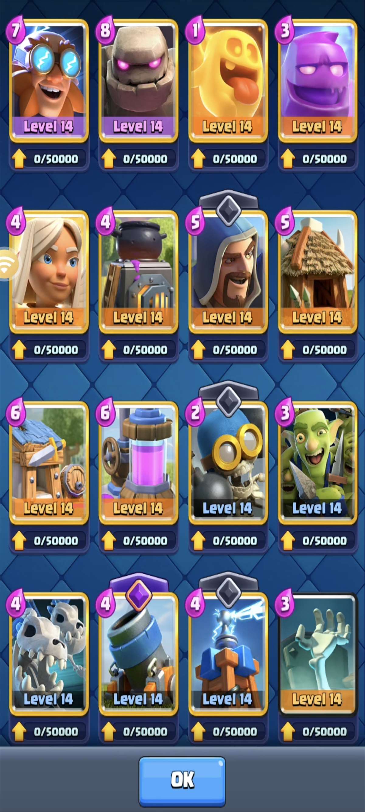 Game account sale Clash Royale