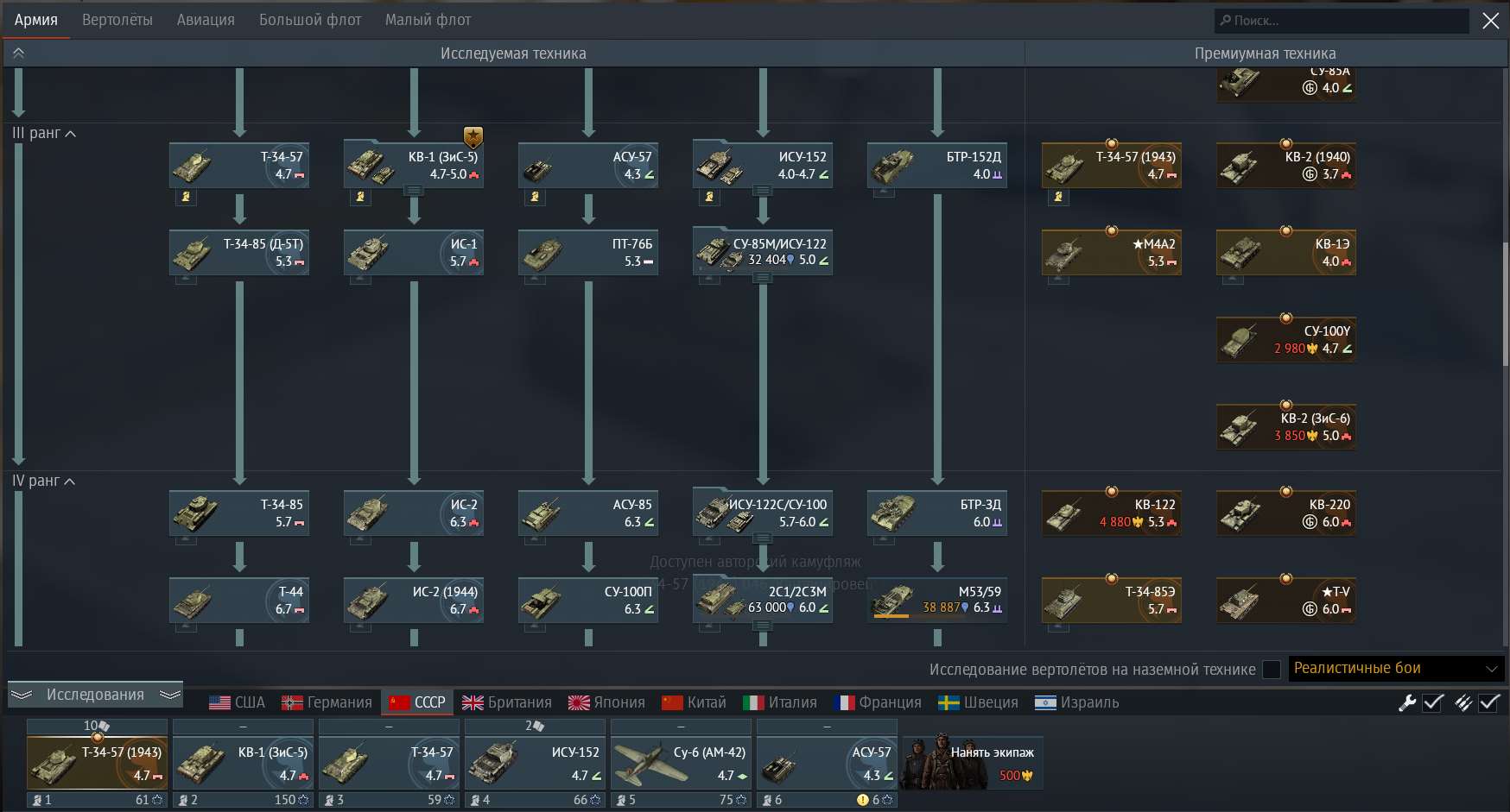 Game account sale War Thunder