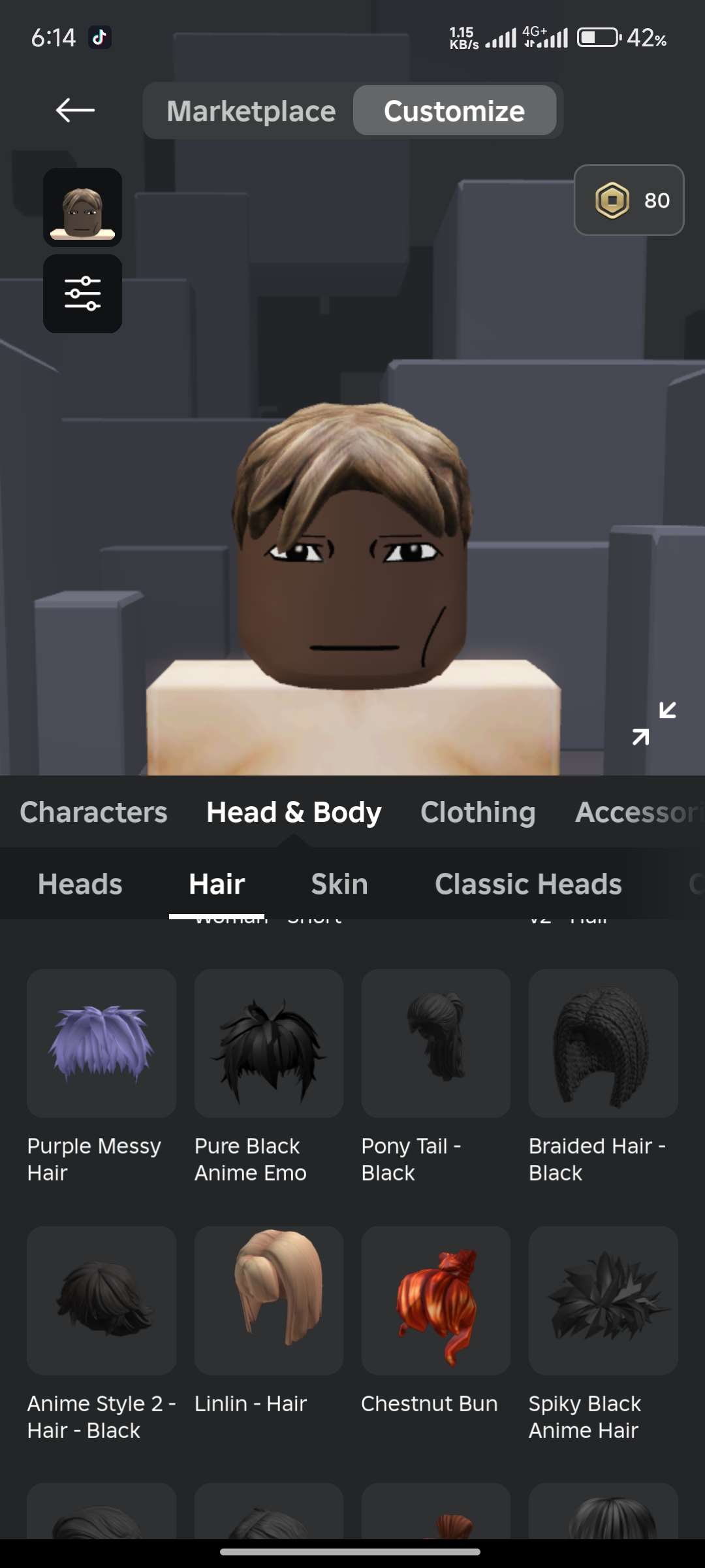 Game account sale Roblox