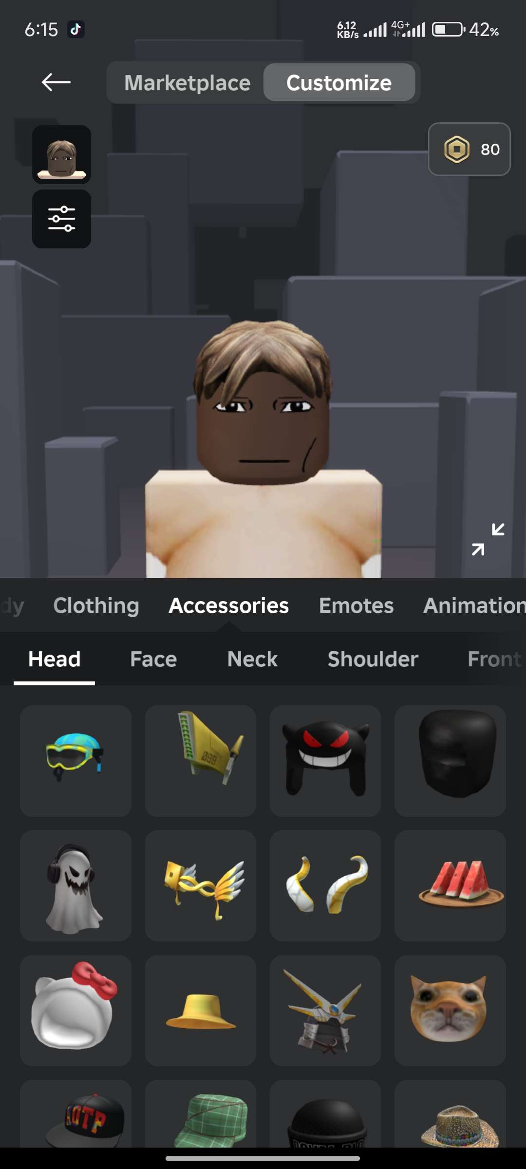 Game account sale Roblox