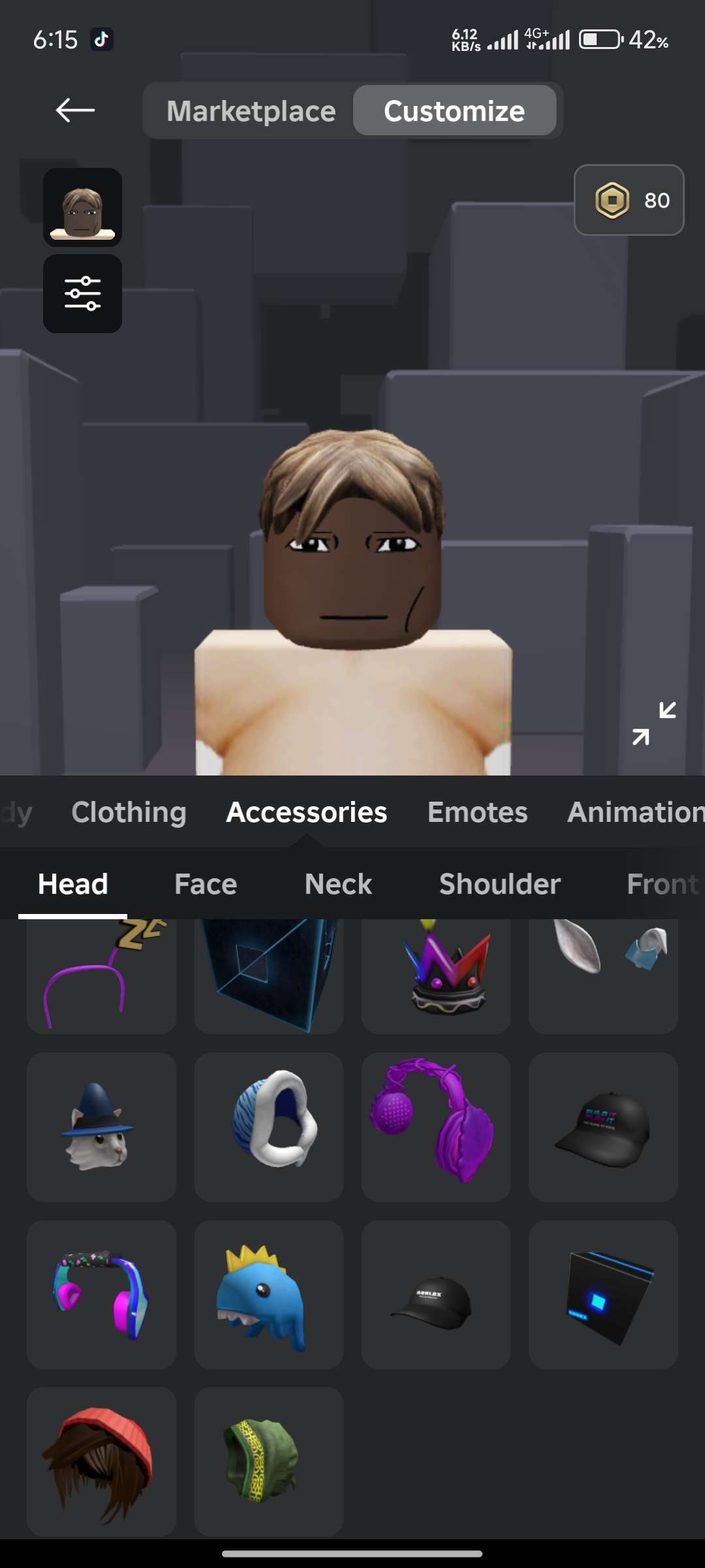 Game account sale Roblox