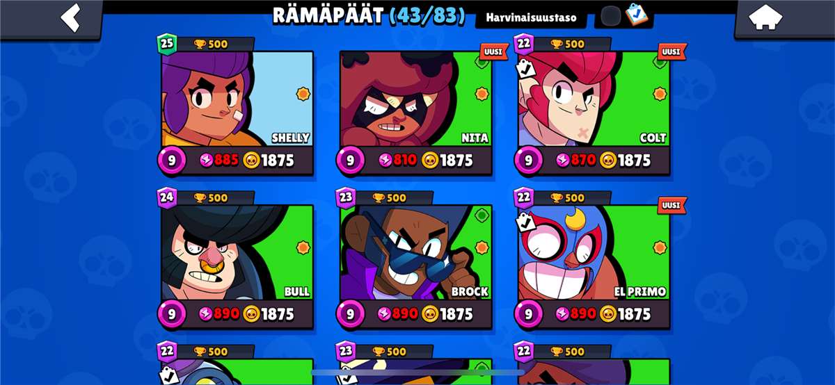 Game account sale Brawl Stars