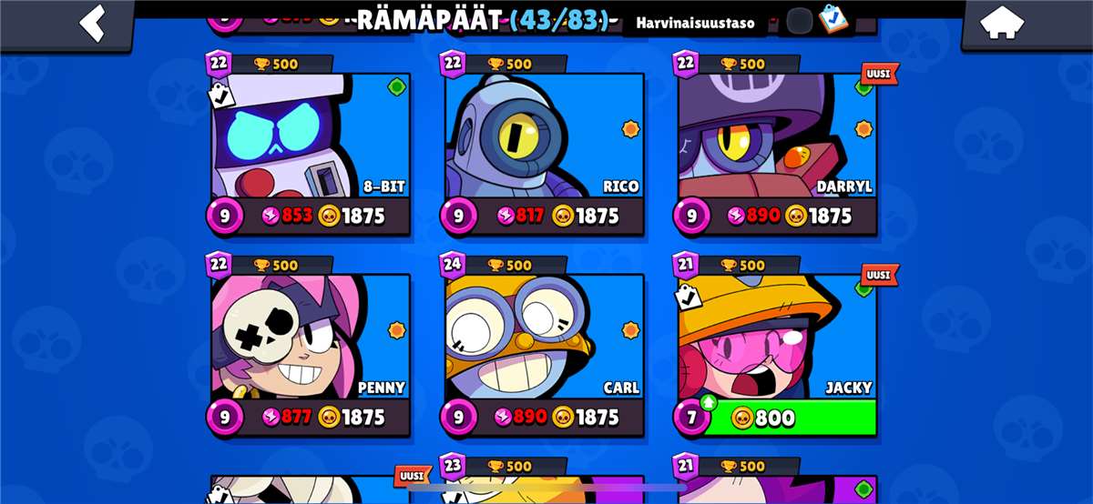 Game account sale Brawl Stars