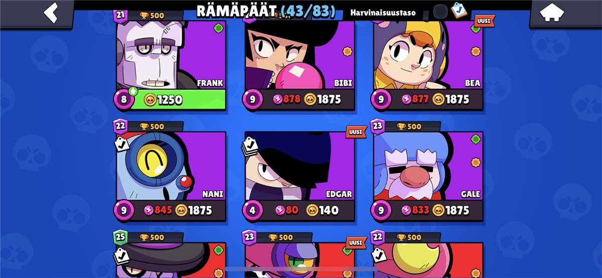 Game account sale Brawl Stars