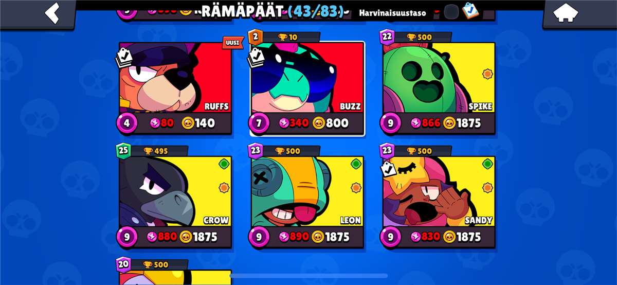 Game account sale Brawl Stars