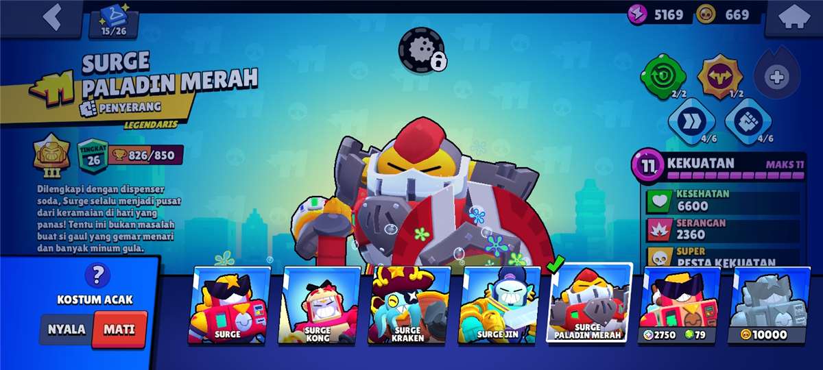 Game account sale Brawl Stars