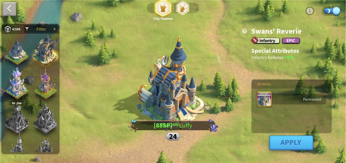 Game account sale Rise Of Kingdoms