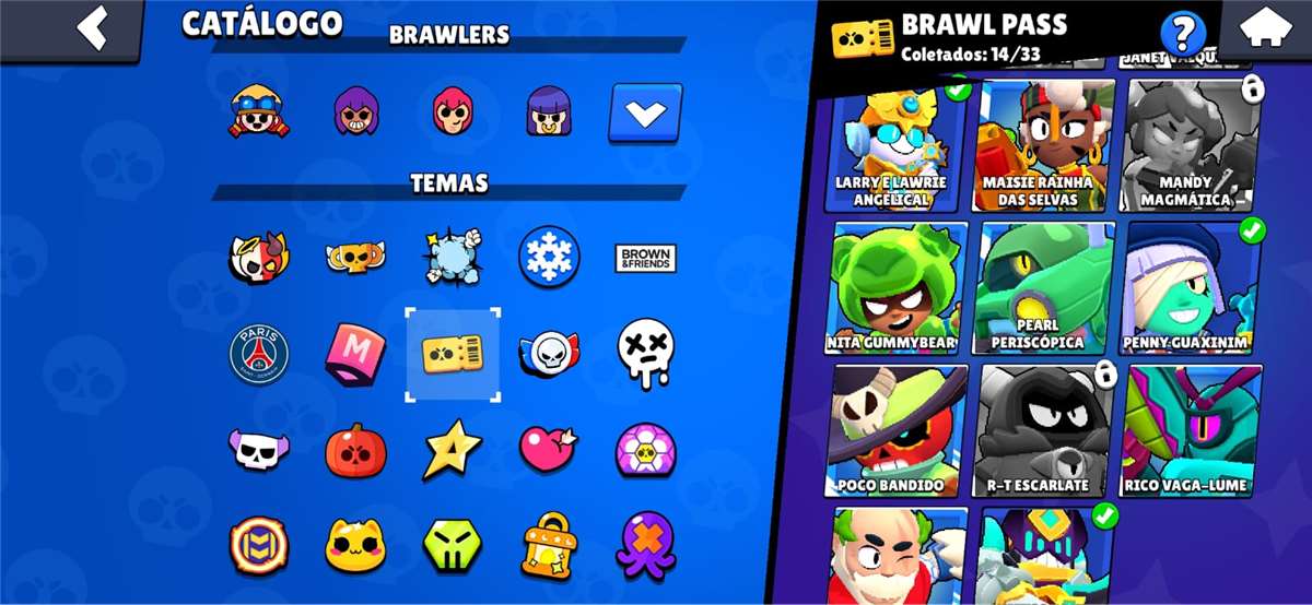 Venda de conta de jogo Brawl Stars