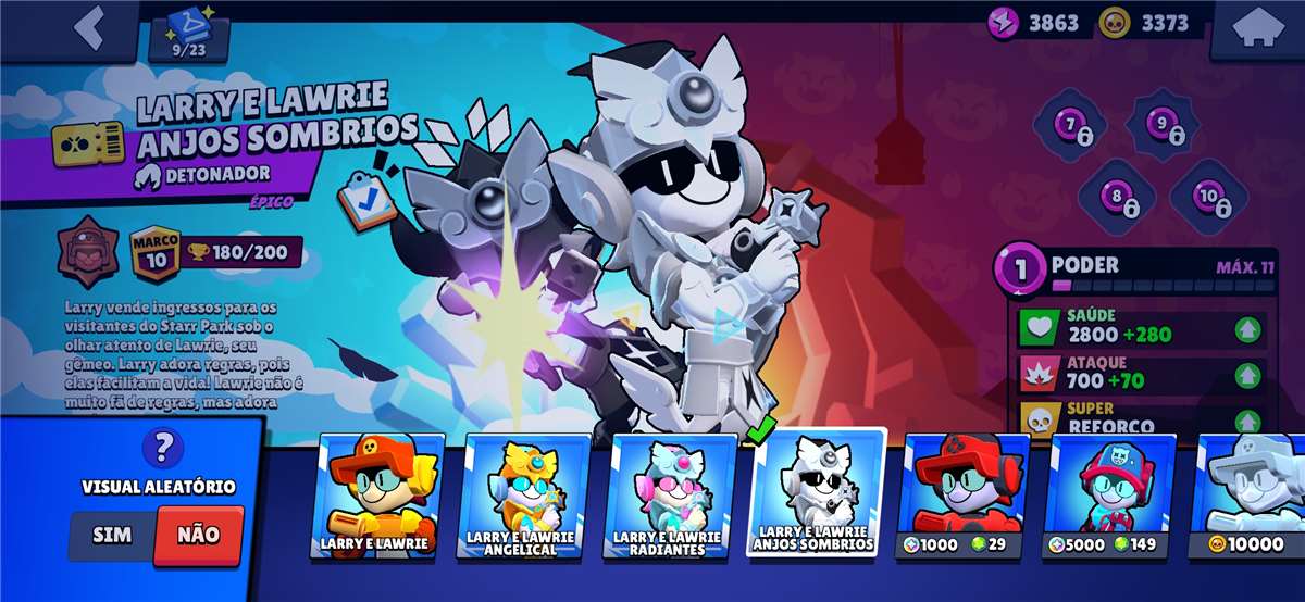 Venda de conta de jogo Brawl Stars