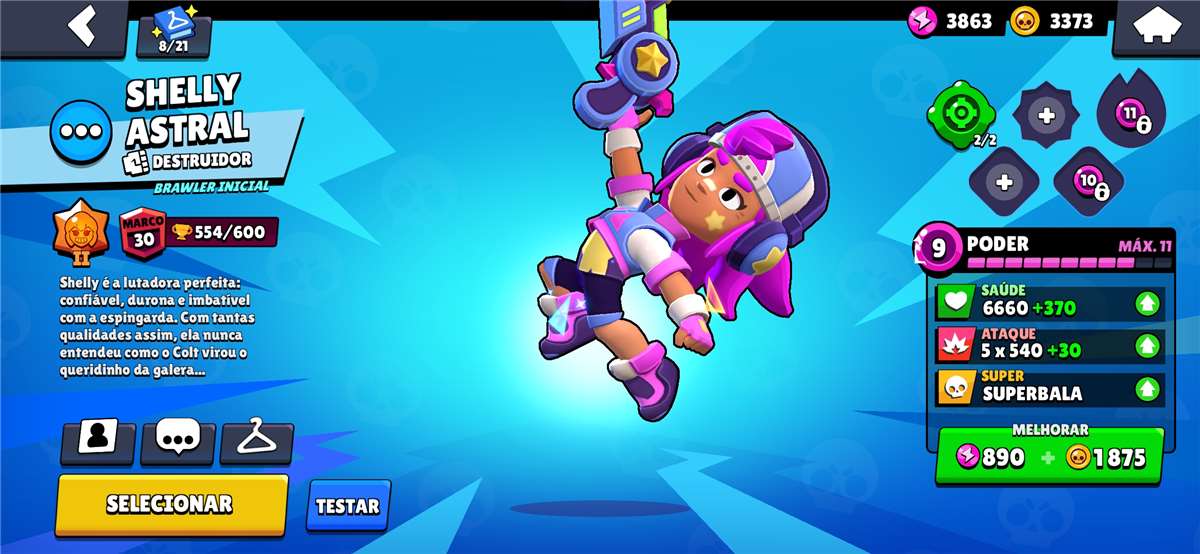 Venda de conta de jogo Brawl Stars