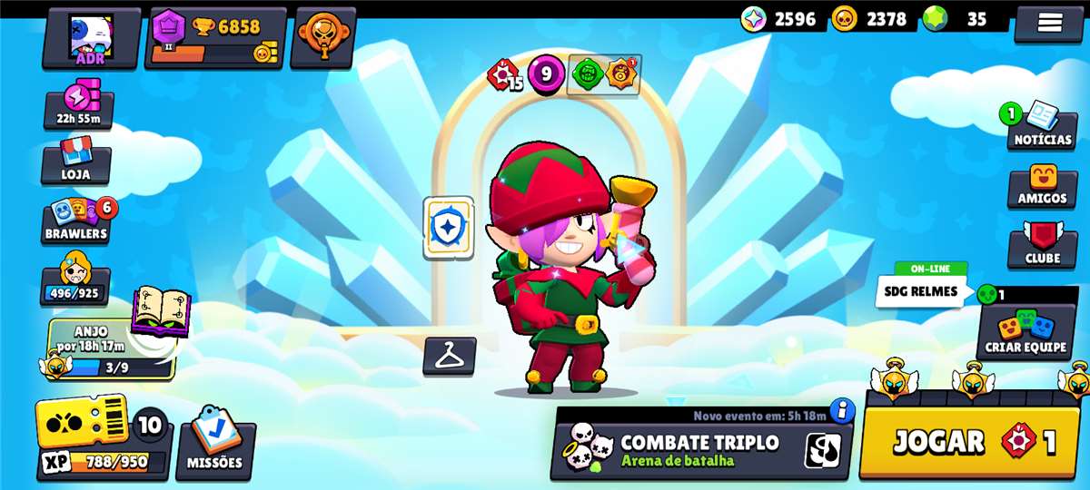 Venda de conta de jogo Brawl Stars