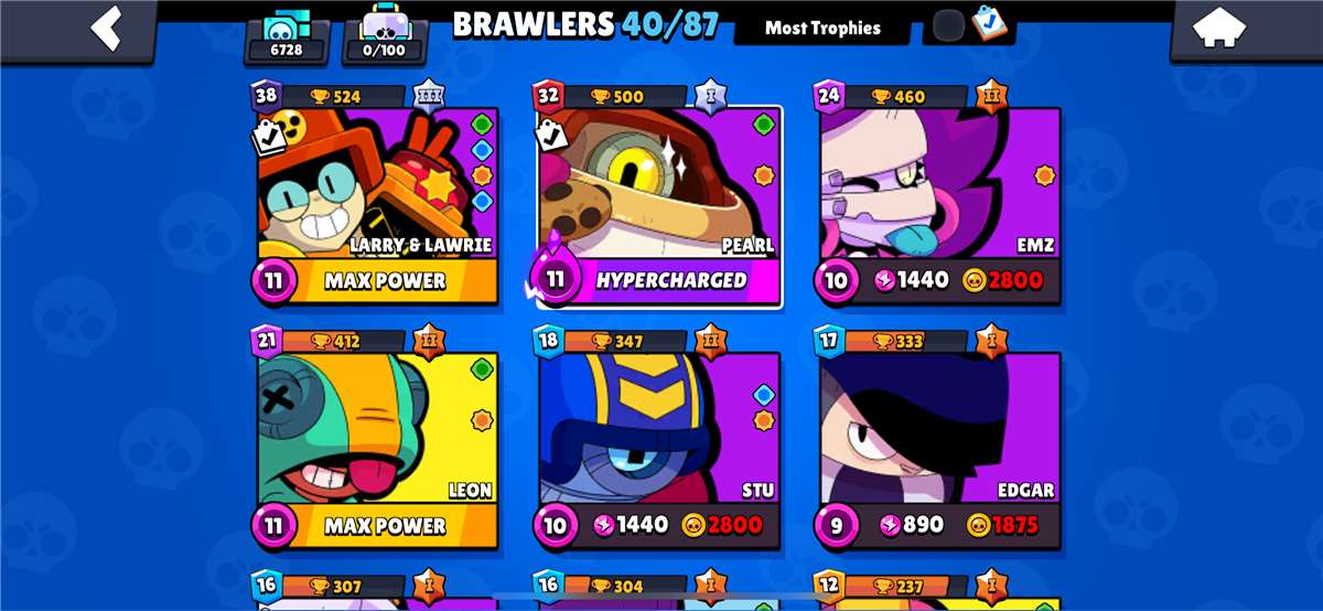 Game account sale Brawl Stars