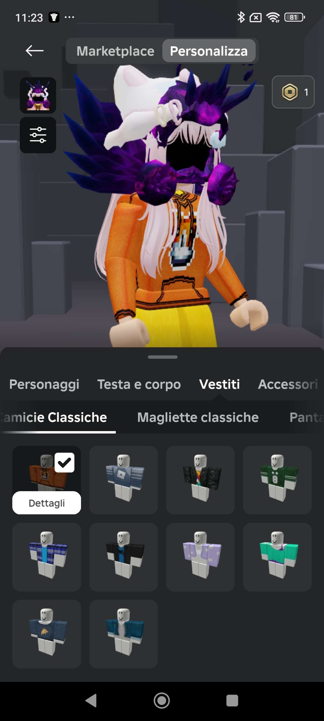 Game account sale Roblox