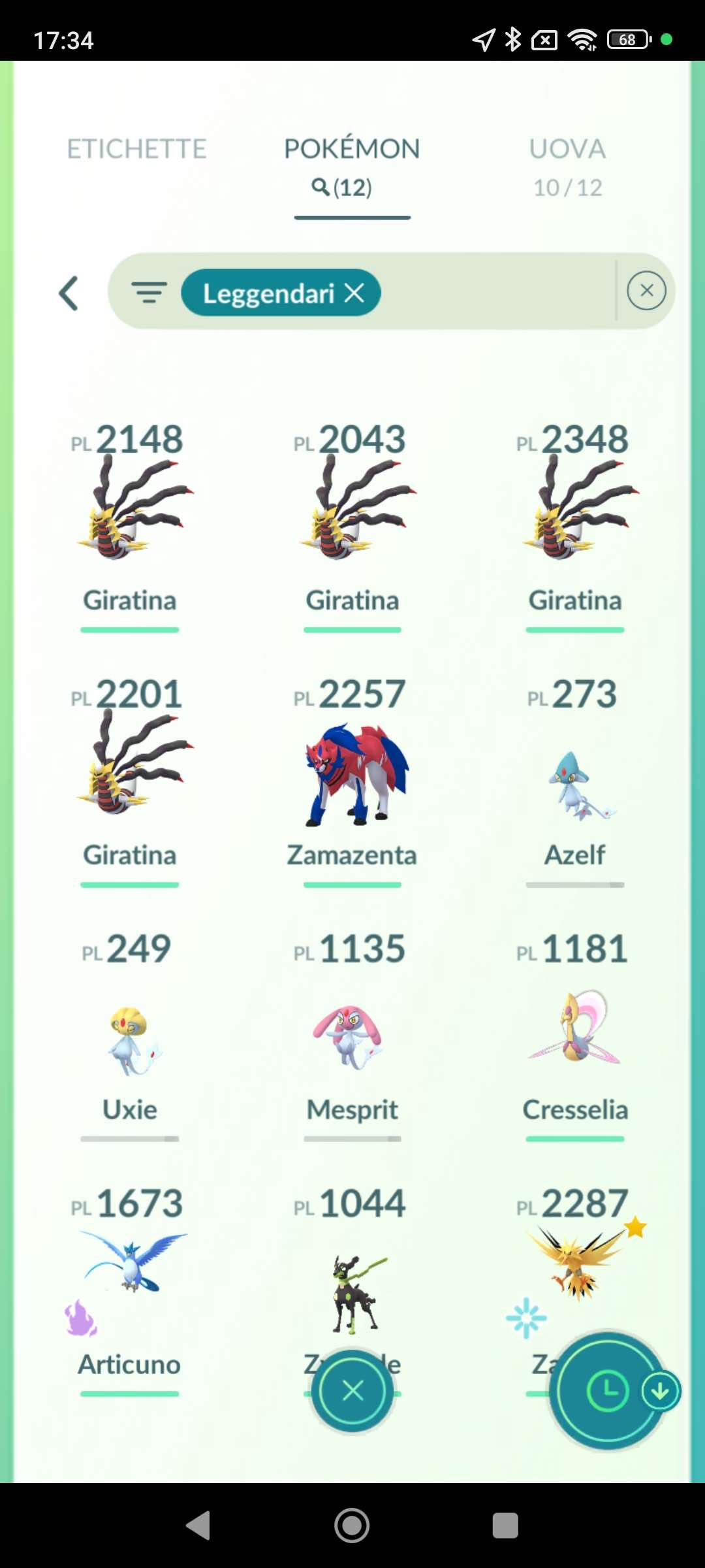 Game account sale Pokemon GO