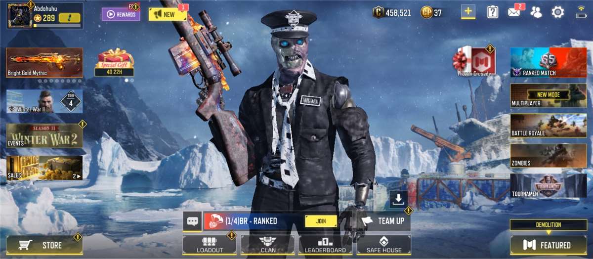 Game account sale Call of Duty Mobile