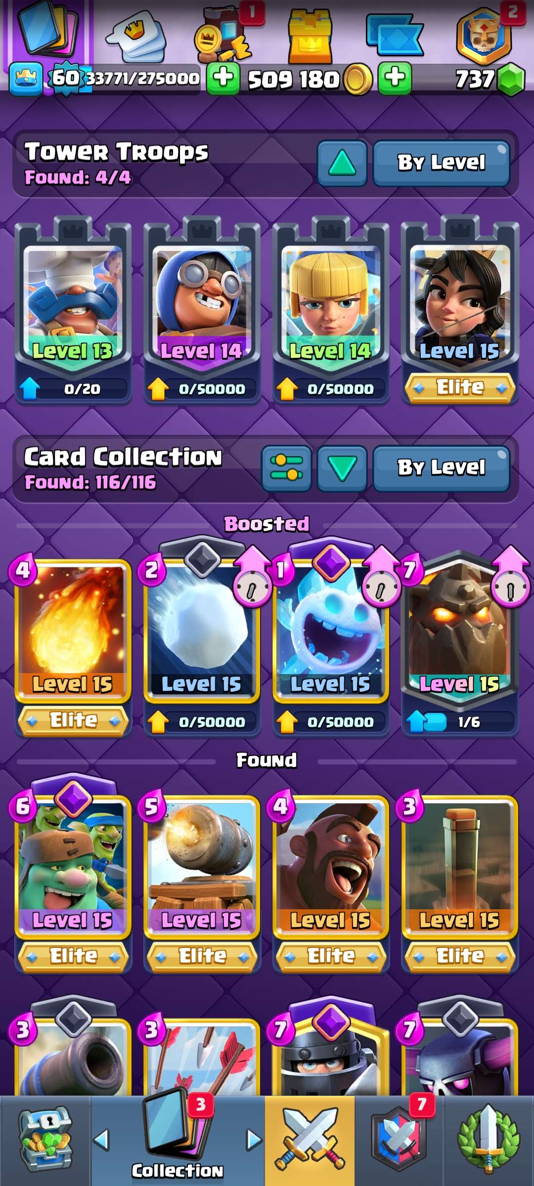 Game account sale Clash Royale