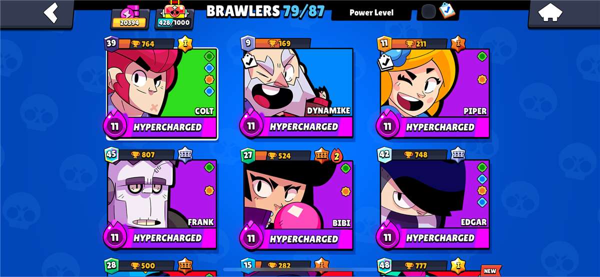 Game account sale Brawl Stars