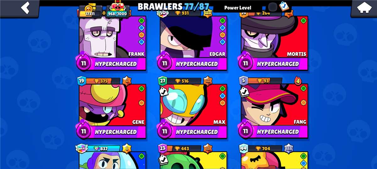 Game account sale Brawl Stars