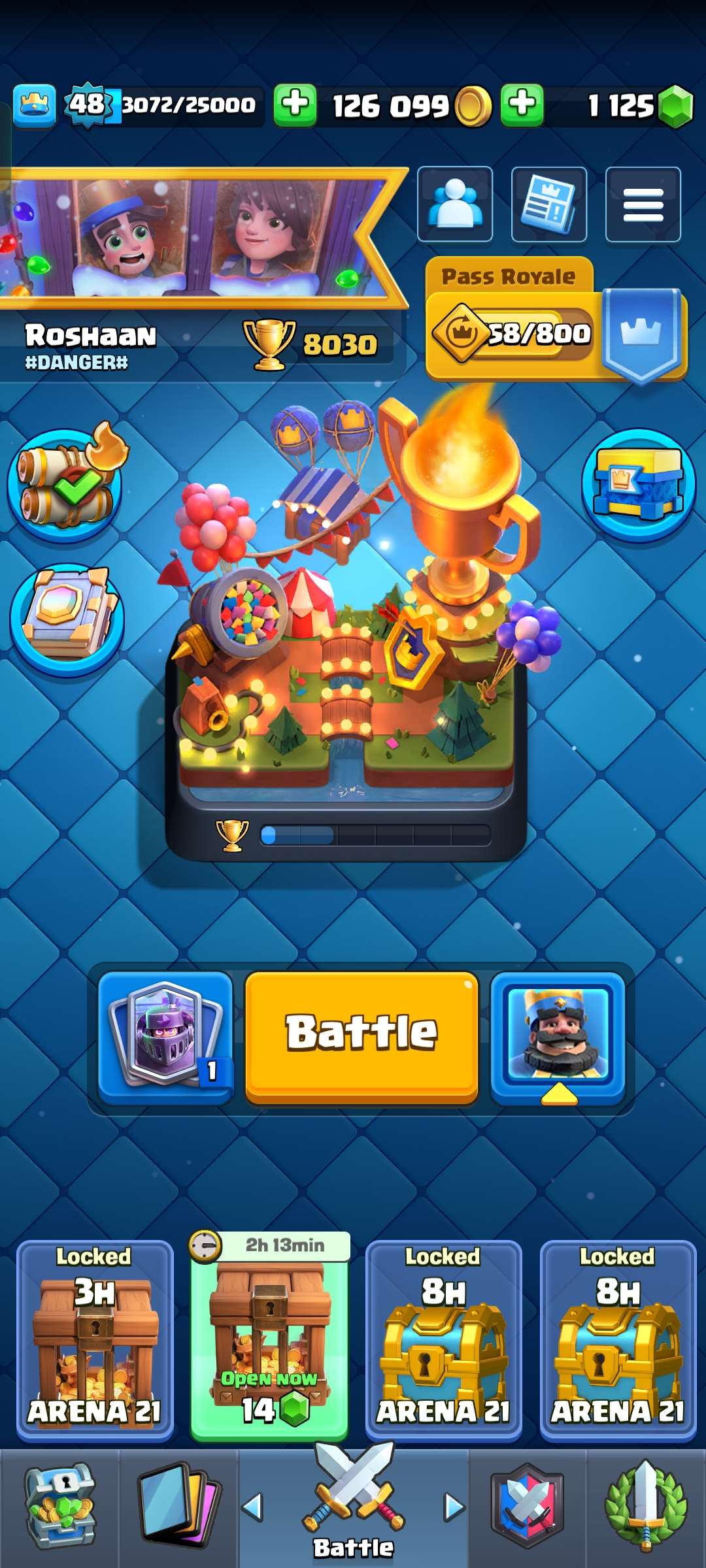 Game account sale Clash Royale