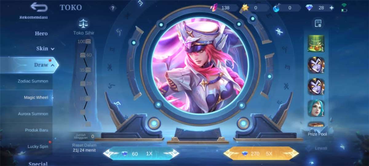 Penjualan akun permainan Mobile Legends