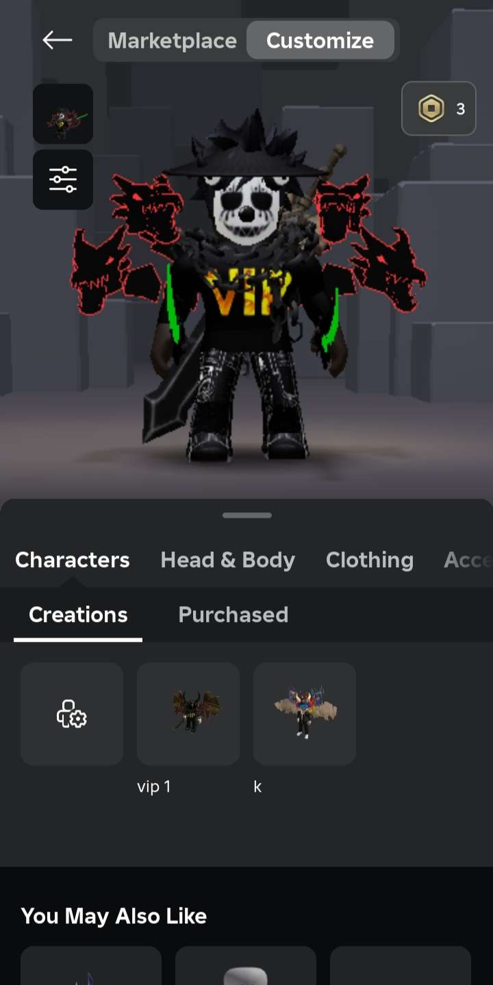 Game account sale Roblox