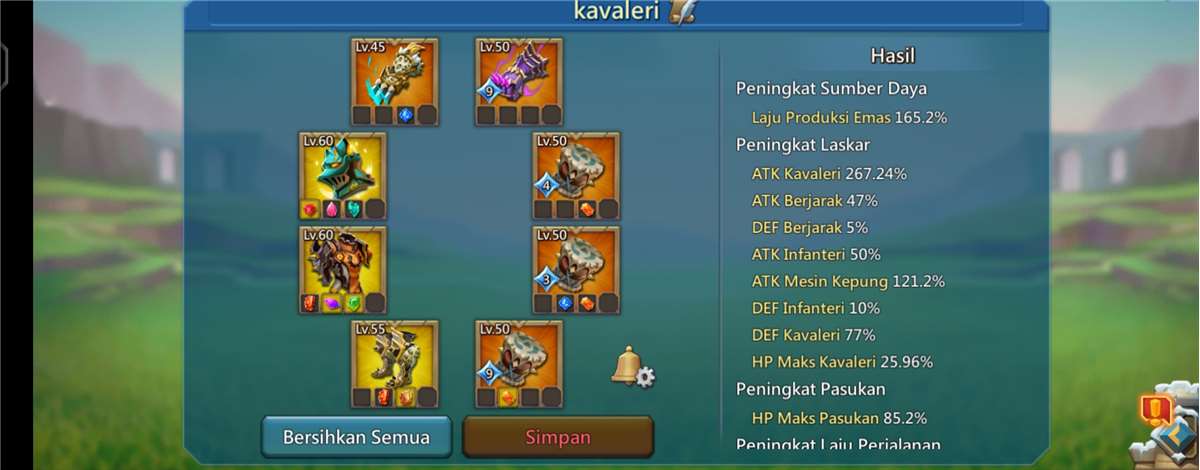 Penjualan akun permainan Lords Mobile