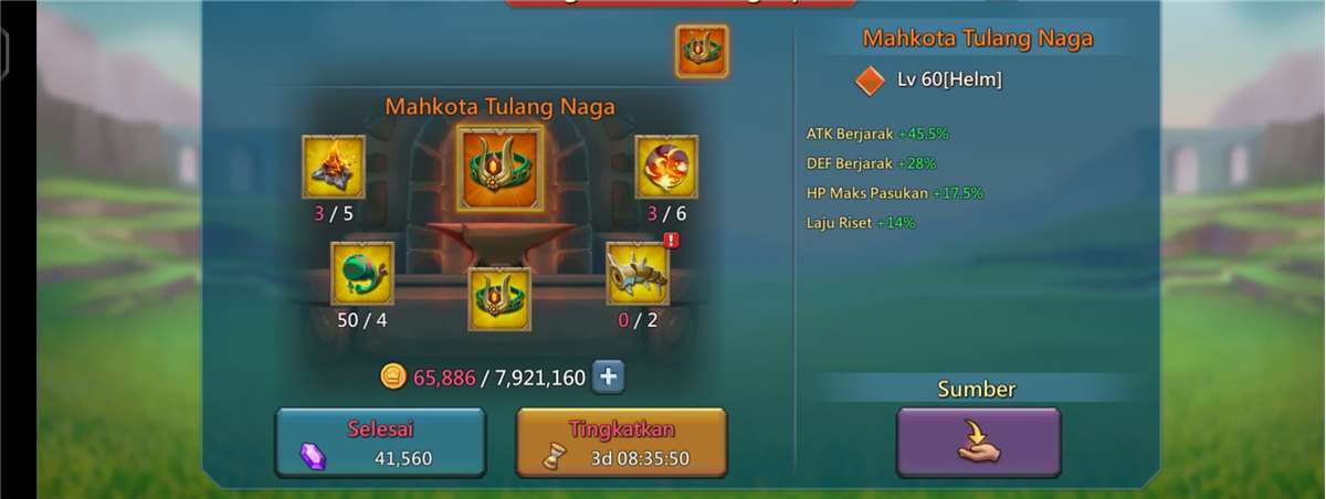 Penjualan akun permainan Lords Mobile