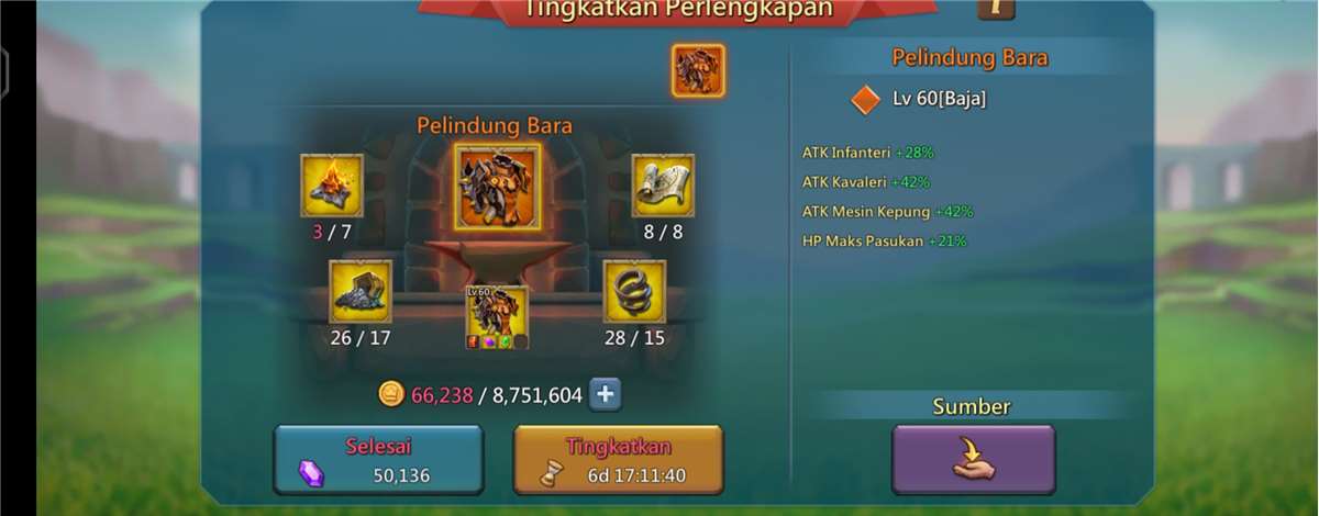 Penjualan akun permainan Lords Mobile