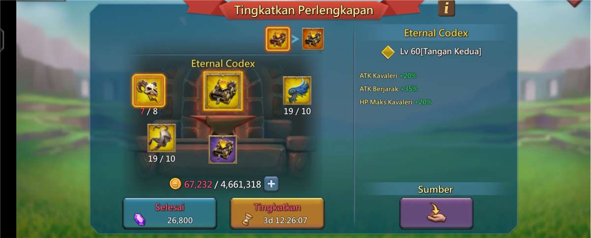 Penjualan akun permainan Lords Mobile