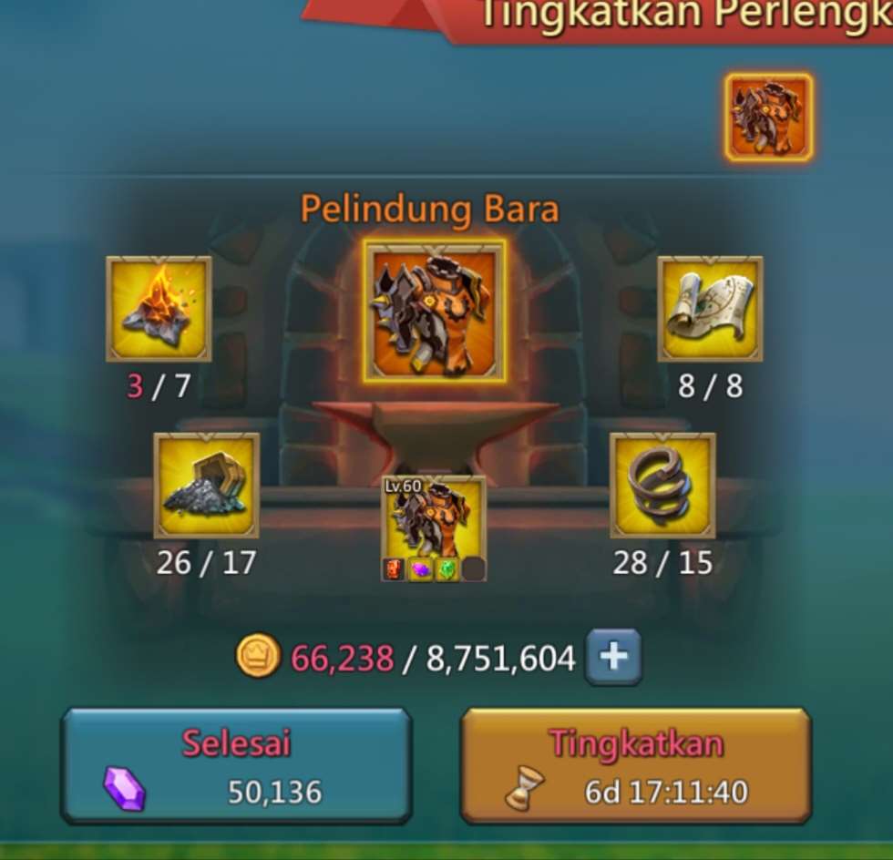 Penjualan akun permainan Lords Mobile