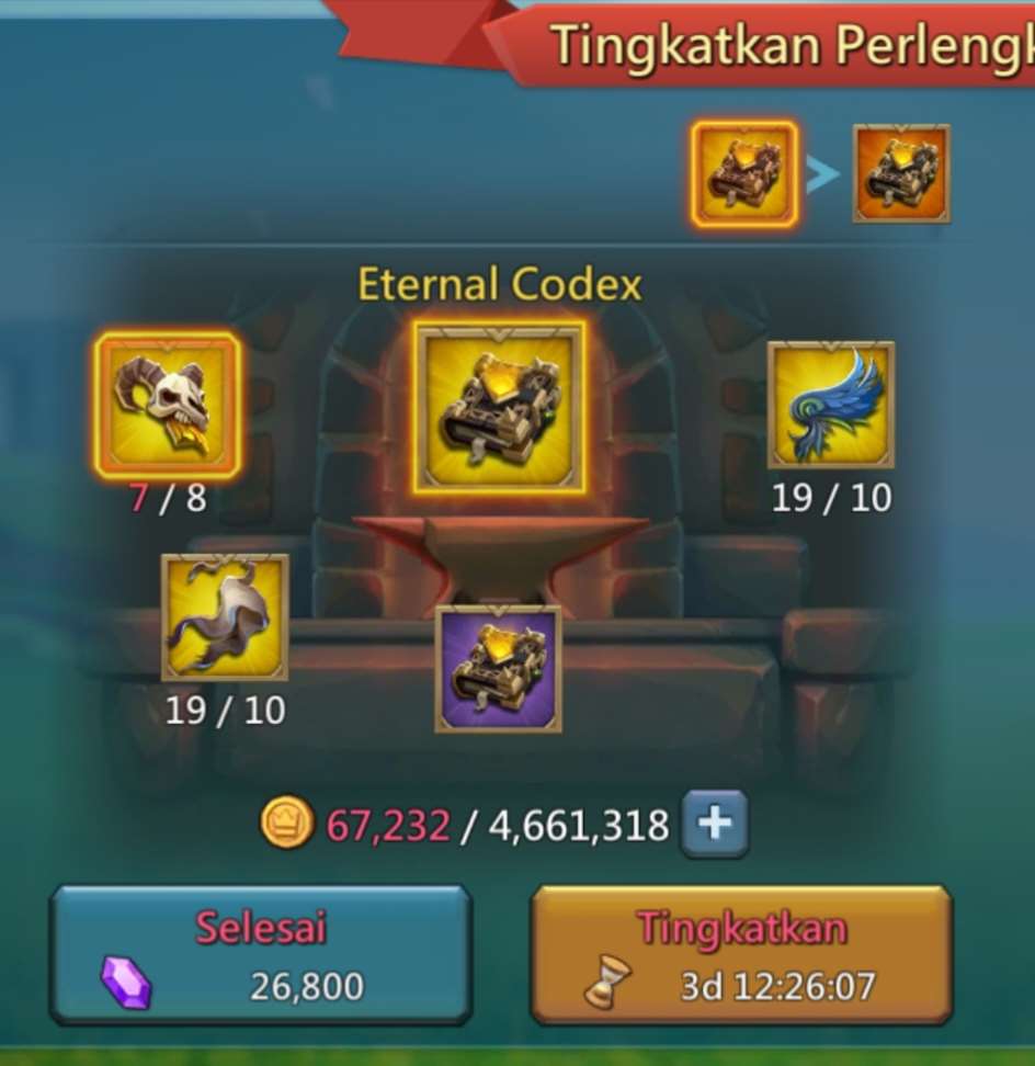 Penjualan akun permainan Lords Mobile