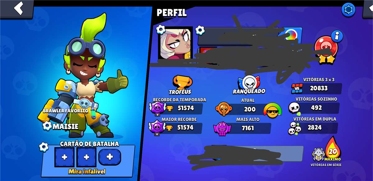 Venda de conta de jogo Brawl Stars