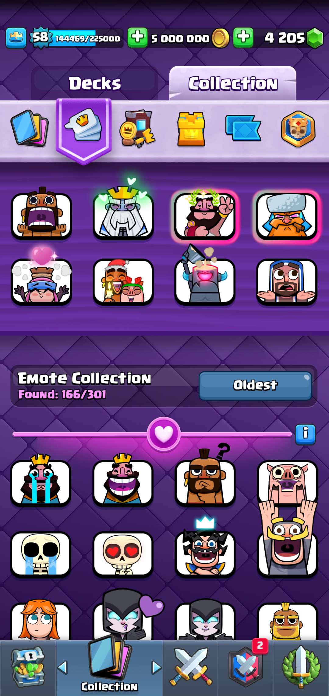 Game account sale Clash Royale