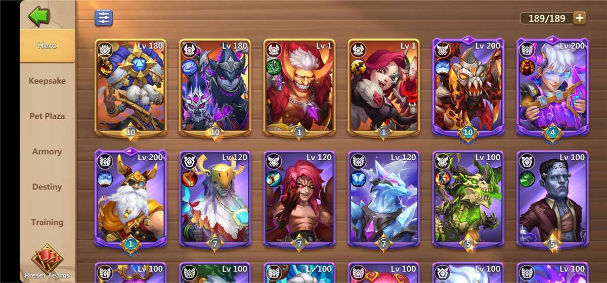 Game account sale Castle Clash